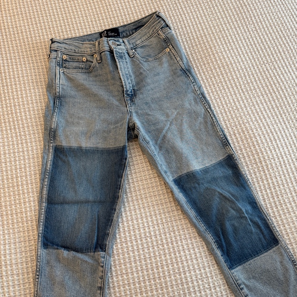 GAP Vintage Slim Patchwork Jeans - Picture 3 of 6